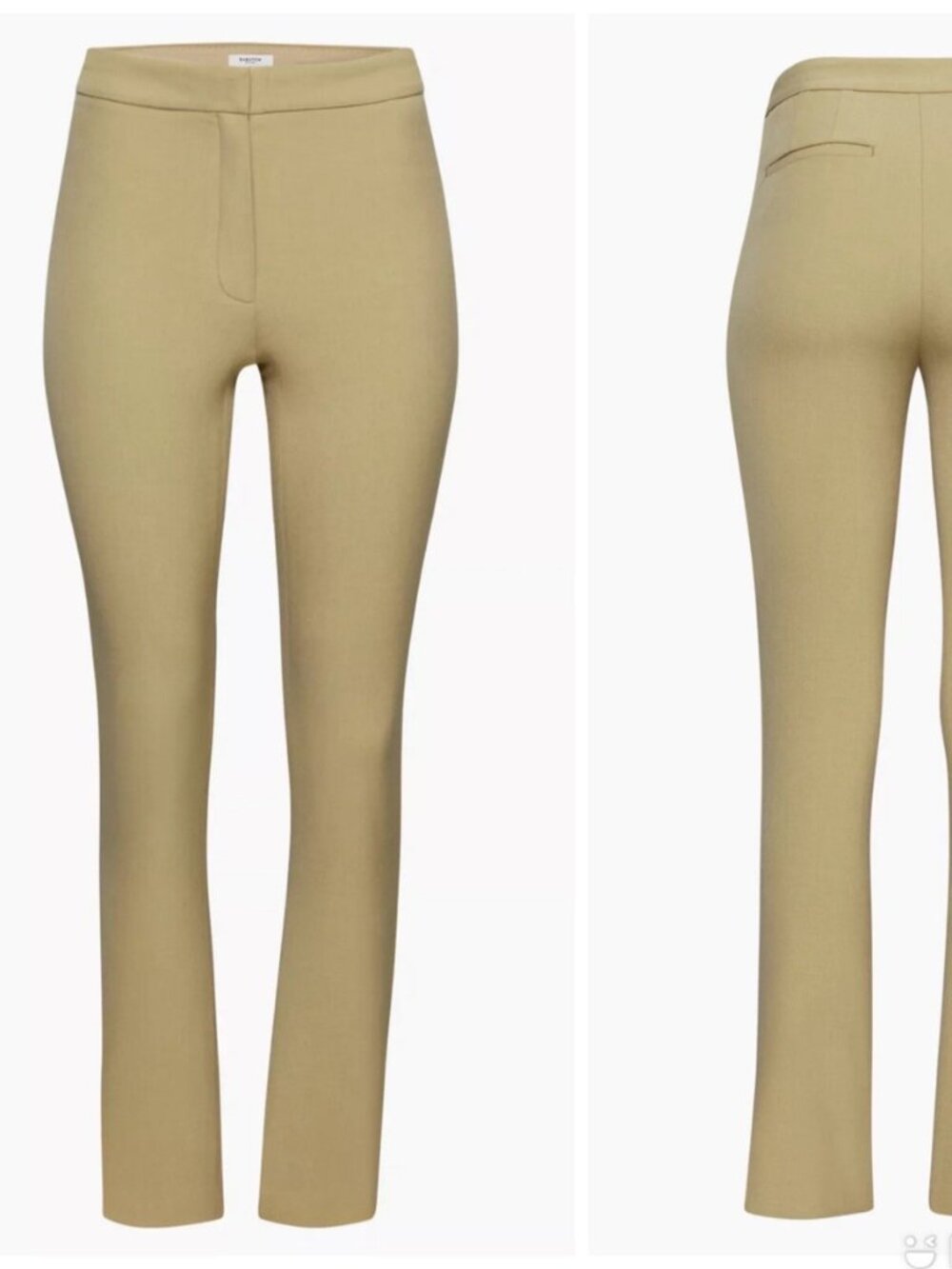 Aritzia Babaton Numero Pant in Oxford Tan